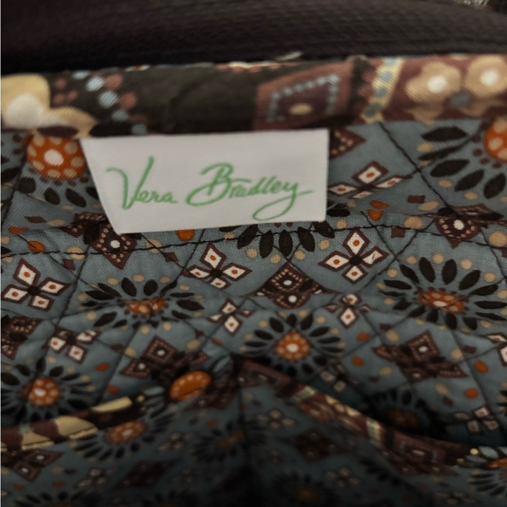 Patterned Brown Backpack - image 5